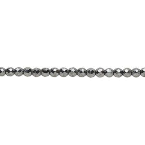 Hemalyke&trade; 1pkg1, faceted round bead 15.5-16 inch 3mm