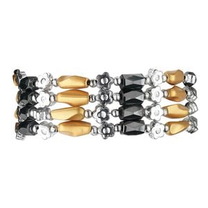 Hemalyke&trade; / acrylic 1pkg1, mixed size / shape bracelet continuous 34 inch / 5.5mm wide