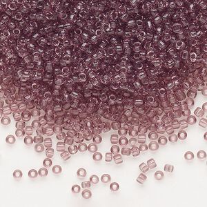 Seed bead, Dyna-Mites&trade;, glass, pkg/1/2kg, #11 round, transparent lilac, (10 11/0 RR).