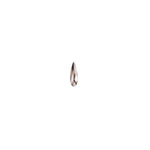 Flat back 30pk blush rose foil back, Crystal Passions&reg; 6x1.7mm raindrop 2304