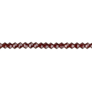 Bead 1pkg1440 vivid Siam, Preciosa Czech crystal, 3mm bicone