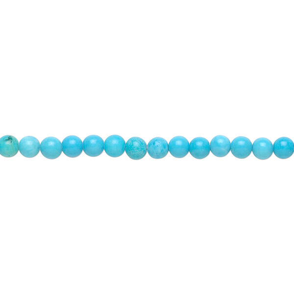 Magnesite 1pkg1, round bead 15.5-16 inch 3mm image number 0
