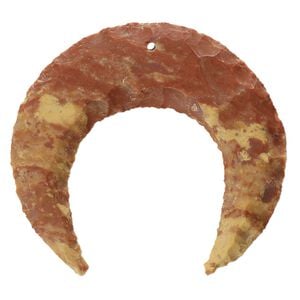 Fancy jasper 1pkg1, hand-knapped naja moon focal natural 48x44mm-50x46mm