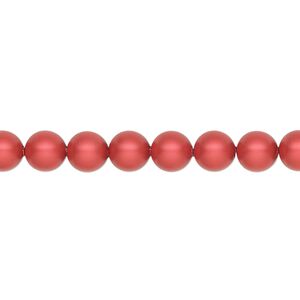 Pearl 500pk rouge, Swarovski&reg; 6mm round 5810