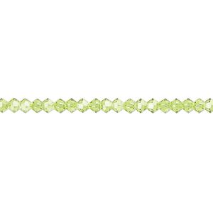 Bead 48pk citrus green, Crystal Passions&reg; 3mm bicone 5328