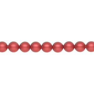 Pearl 100pk rouge, Crystal Passions&reg; 5mm round 5810