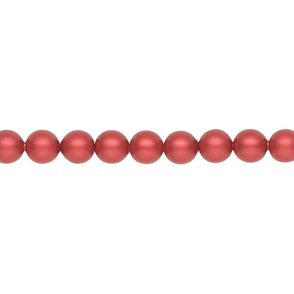 Pearl 100pk rouge, Crystal Passions&reg; 5mm round 5810 image number 0