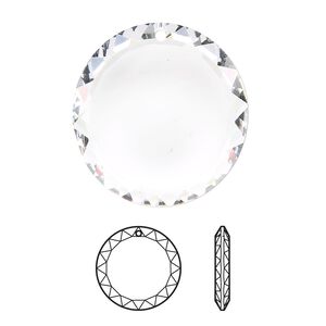 Focal 1pk crystal, Crystal Passions&reg; 30mm pendant disc 6049