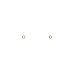 Bead 1pkg20 14Kt rose gold-filled, 2mm round