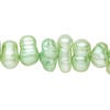 Freshwater pearl 1pkg1, freeform, 15 inch spring green 9x7mm-15x9mm cultured image number 0