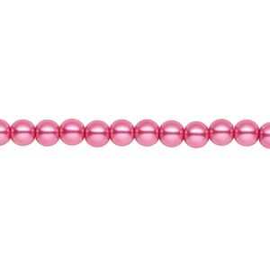 Pearl 1pk pink, Celestial Crystal&reg; 4mm round 15.5-16 inch