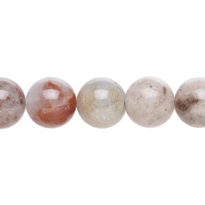 Multi-beryl 1pkg1, round bead 15.5-16 inch 10-12mm