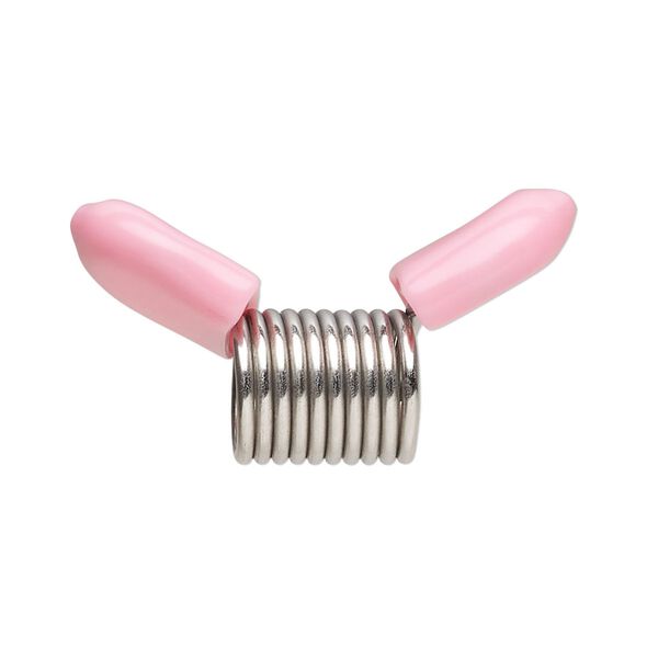Bead stopper&trade; 1pkg4 stainless steel, 12mm (216A-185) Beadalon&reg; image number 0