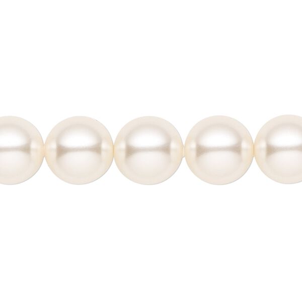 Pearl 100pk cream, Swarovski&reg; 10mm round 5810 image number 0