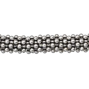 Bead 1pkg1troyoz silver-plated, 9x2mm star / tassels, copper / nylon antique