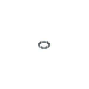 Jump ring 1pkg100 gunmetal-plated, 6x4mm oval, 18 gauge / 4.1x2mm inside diameter / brass