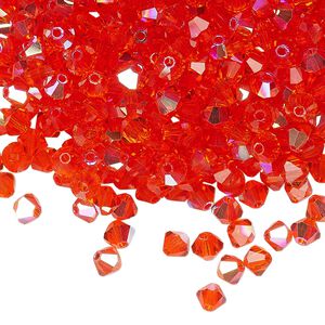 Bead 720pk hyacinth AB, Preciosa Czech crystal 4mm bicone