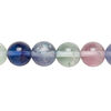 Rainbow fluorite 1pkg1, round bead natural 15.5-16 inch 10mm image number 0