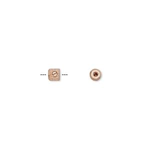 Crimp 1pkg144 copper-plated, 3.5mm barrel / up to 0.024 inch inside diameter, brass / Screw-Tite Crimps&trade;
