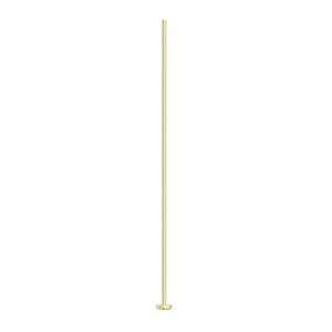 Head pin 1pkg10 14Kt gold-filled, 1.5 inch, 24 gauge