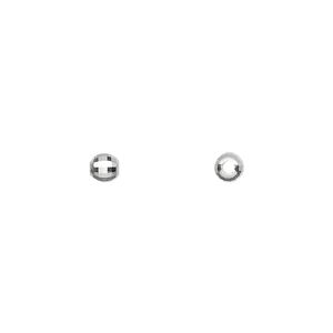Bead 1pkg4 sterling silver, 4mm faceted round