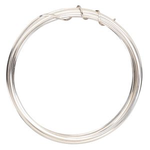 Wire, ParaWire&trade;, silver-plated copper, square, 21 gauge. Sold per 4-yard section.