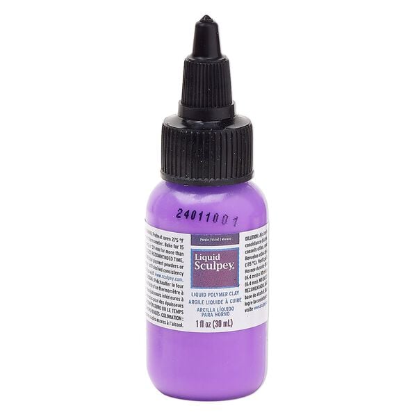 Liquid polymer clay 1pkg1, 1 fluid ounce purple Liquid Sculpey&reg; image number 0
