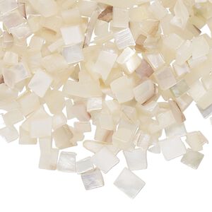 Common hammer oyster shell 1pkg1oz, undrilled inlay chip natural mini