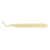 Tweezers 1pkg1, brass, 4-1/2 inches with curved tip image number 0
