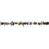 Gold lip shell / black lip shell / mother-of-pearl shell 1pkg1, chip bead 15 inch small to large image number 1