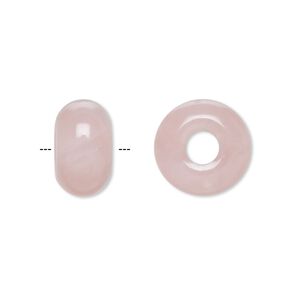Rose quartz 1pkg2, rondelle bead natural 14x8mm Dione&reg;