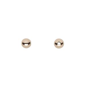 Bead 1pkg20 14Kt rose gold-filled, 5mm round