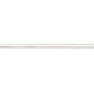 Wire, sterling silver, dead-soft, 2x1mm oval, 18 gauge. Sold per 1-foot pkg.