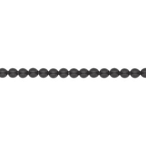Pearl 100pk mystic black, Crystal Passions&reg; 3mm gemcolors round 5810