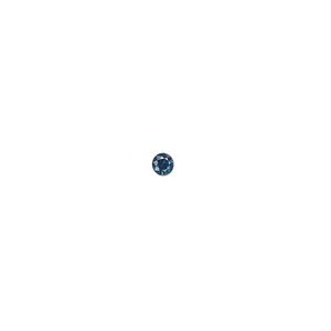 Blue sapphire 1pkg1, hand-cut faceted round gem 3mm