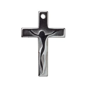 Hemalyke&trade; 1pkg4, crucifix focal 33x21mm