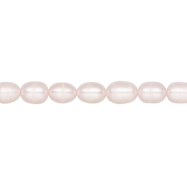 Freshwater pearl 1pkg1 rice, 15.5-16 inch blush 5mm cultured image number 0