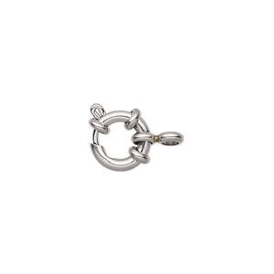Springring 1pkg1, 11mm, stainless steel clasp 1-strand