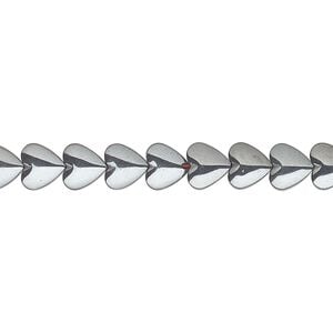 Hemalyke&trade; 1pkg1, heart bead 15.5-16 inch 6mm