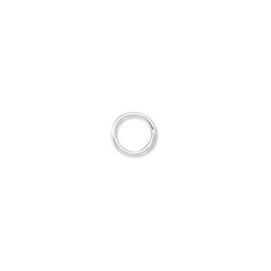 Jump ring 1pkg20 sterling silver-filled, 7mm soldered closed round, 20 gauge / 5.5mm inside diameter