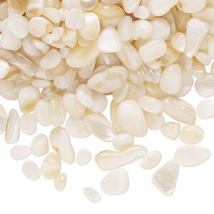 Golden lip shell 1pkg2oz, undrilled inlay chip natural mini