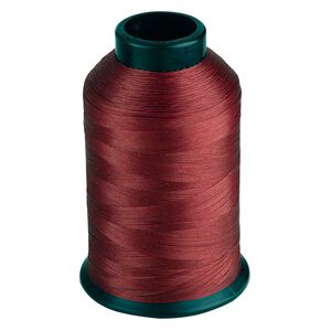 Thread, Nymo&reg;, nylon, red, size B. Sold per 3-ounce spool.