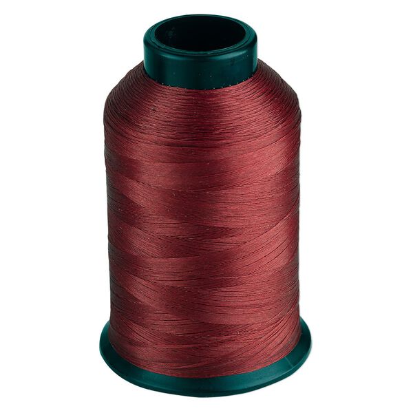 Thread, Nymo&reg;, nylon, red, size B. Sold per 3-ounce spool. image number 0