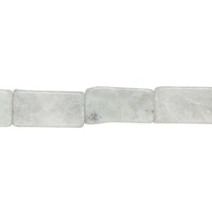 Amazonite 1pkg1, square tube bead natural light 15 inch 17x6mm-20x10mm