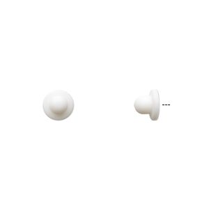 Stick pin clutch 1pkg100 rubber white