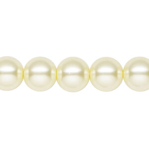 Pearl 1pk ivory, Celestial Crystal&reg; 10mm round 15.5-16 inch