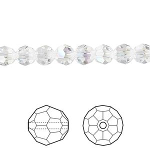 Bead 12pk crystal moonlight, Crystal Passions&reg; 6mm round 5000