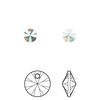 Drop 720pk aquamarine shimmer, Swarovski&reg; 6mm pendant mini disk 6428 image number 0