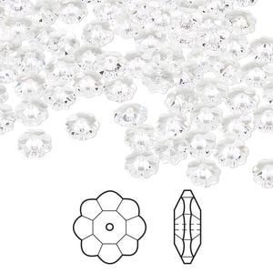Margarita flower 720pk crystal, Swarovski&reg; 6x2mm 3700