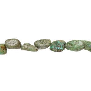 Turquoise 1pkg1, nugget bead 15.5-16 inch mini